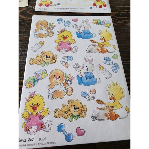 Lot of Suzy Zoo Sandylion Grossman Stickers - Baby Boy Train + - NEW RETIRED #14 - Picture 6 of 14